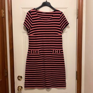 Talbots striped dress